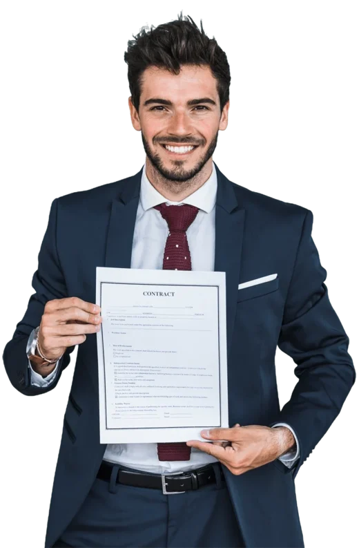 front-view-happy-man-holding-contract